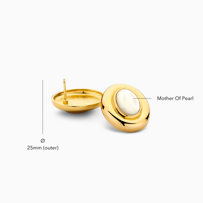 Boucles d'oreilles Giselle en perles