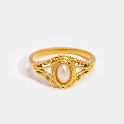 Royal - Bague vintage en perles